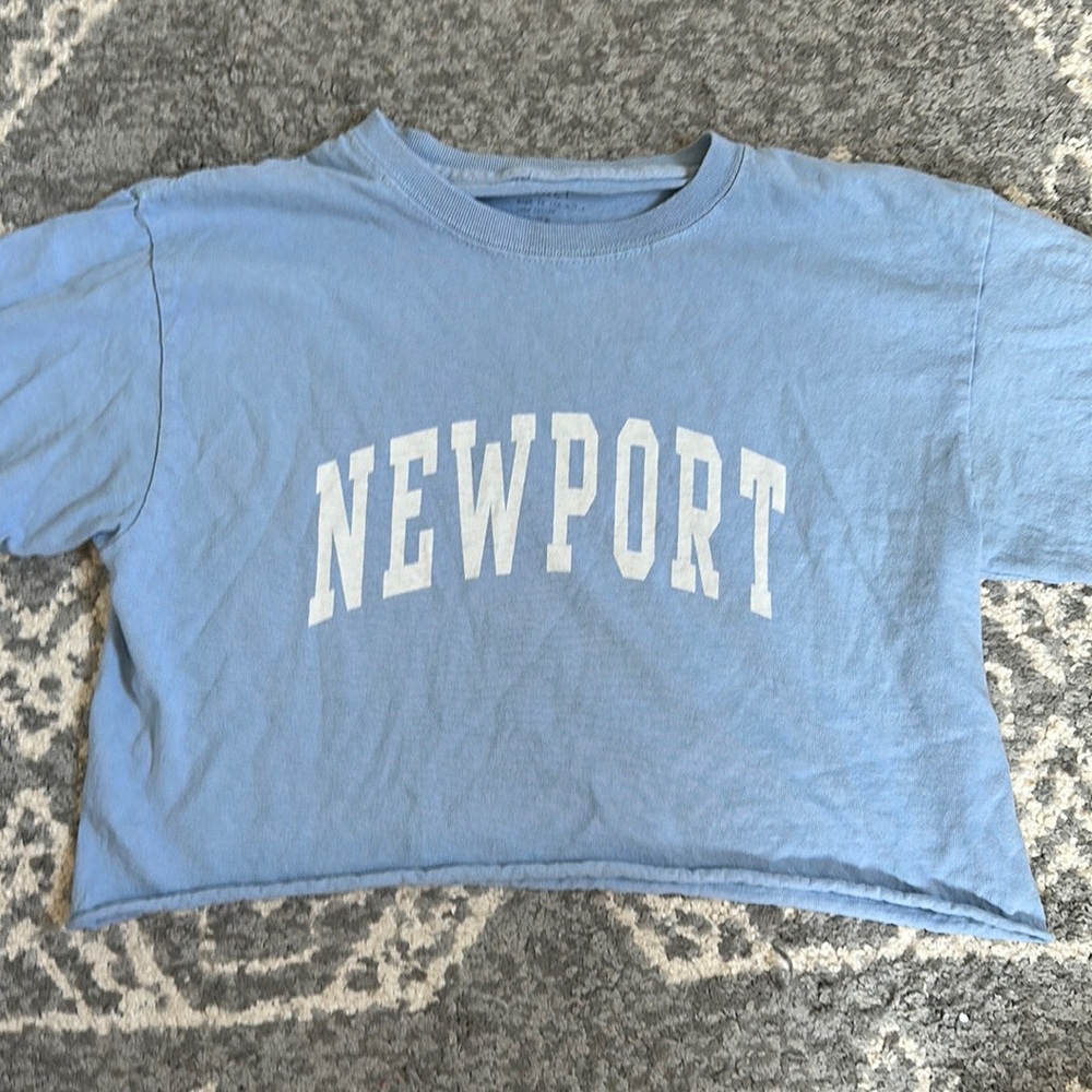 John Galt (brandy melville) Newport crop tee
